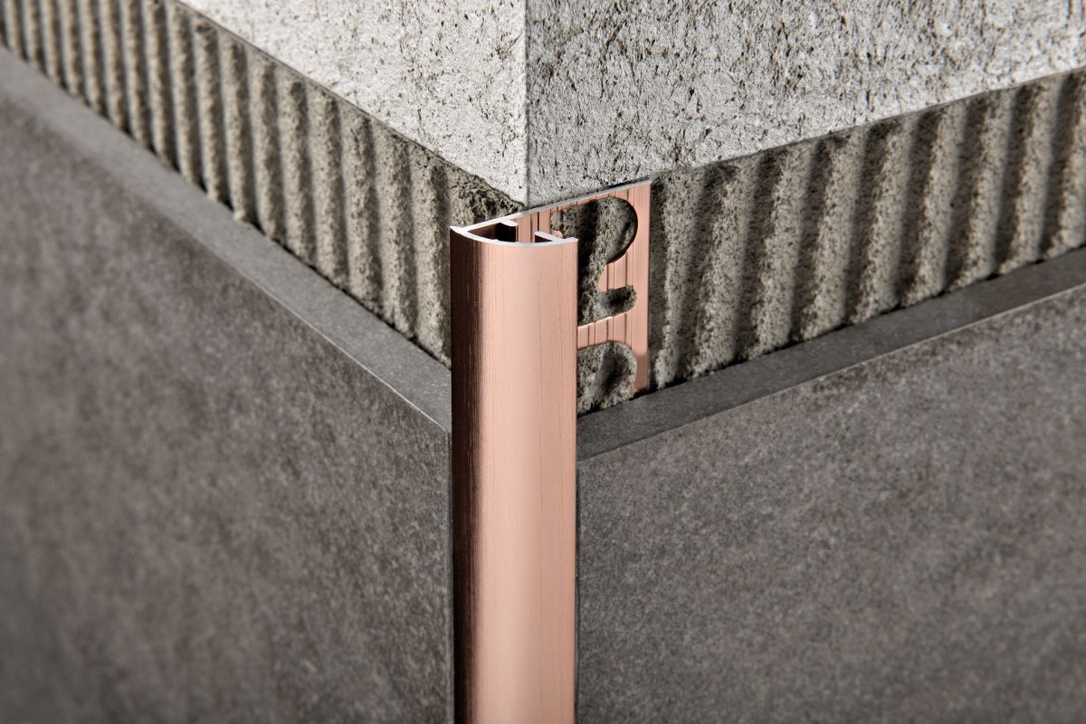 Трим для плитки наружный алюминиевый