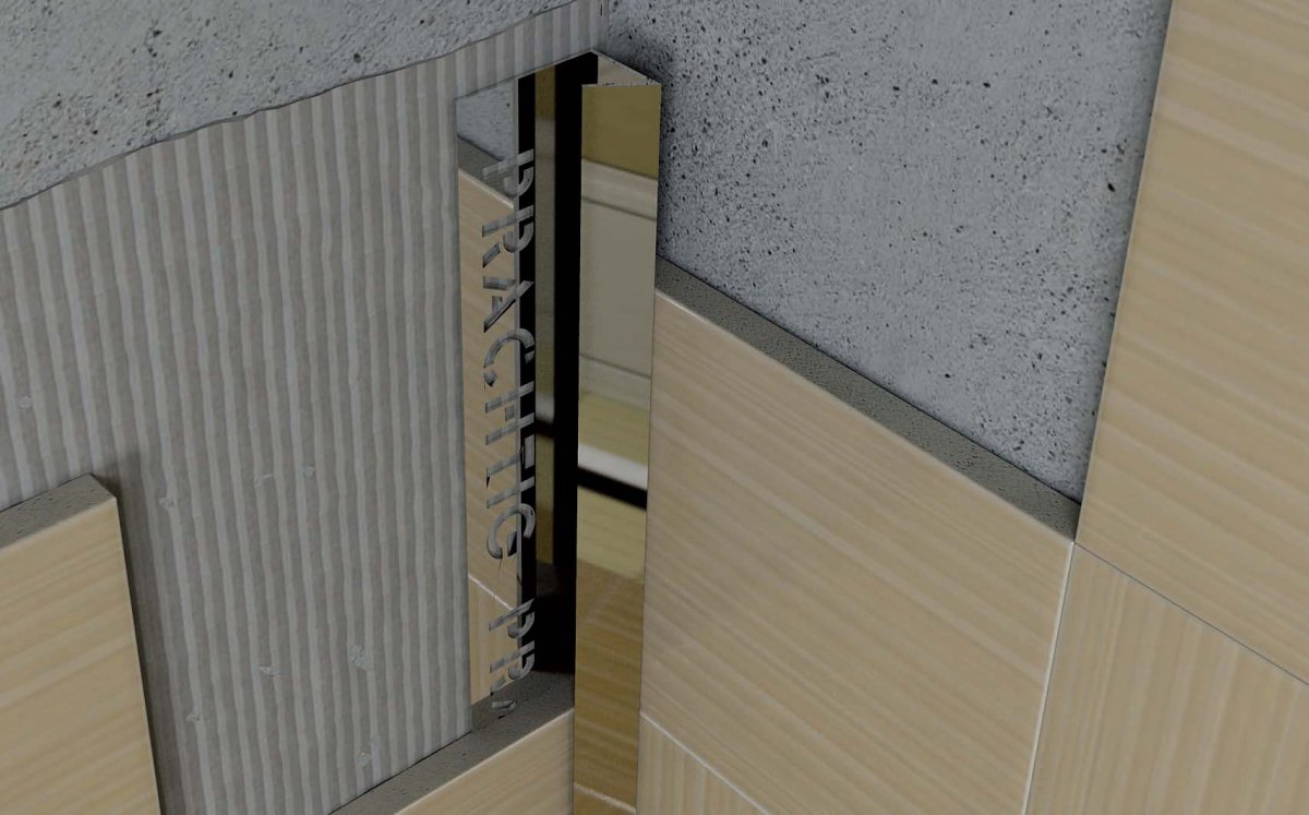 Угловой защитный профиль для плитки пк11нс