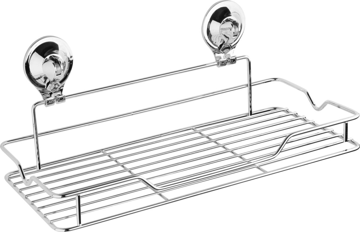 Полка verran металлическая на присосках 2 яруса