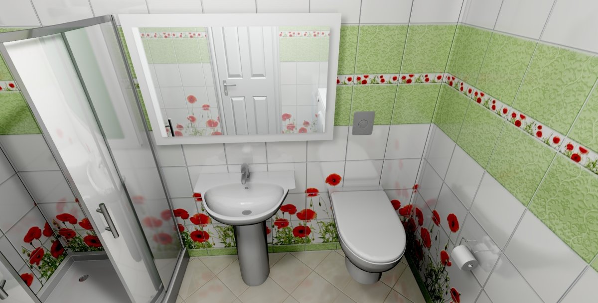 Туалет отделанный пластиковыми панелями в хрущевке