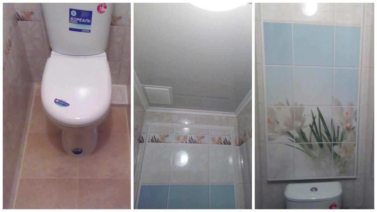 Панели ПВХ для туалета