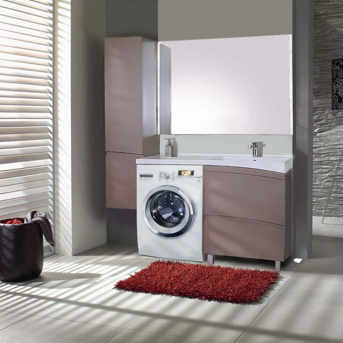 Раковиной Лотос Lavatry 120 белый глянец r