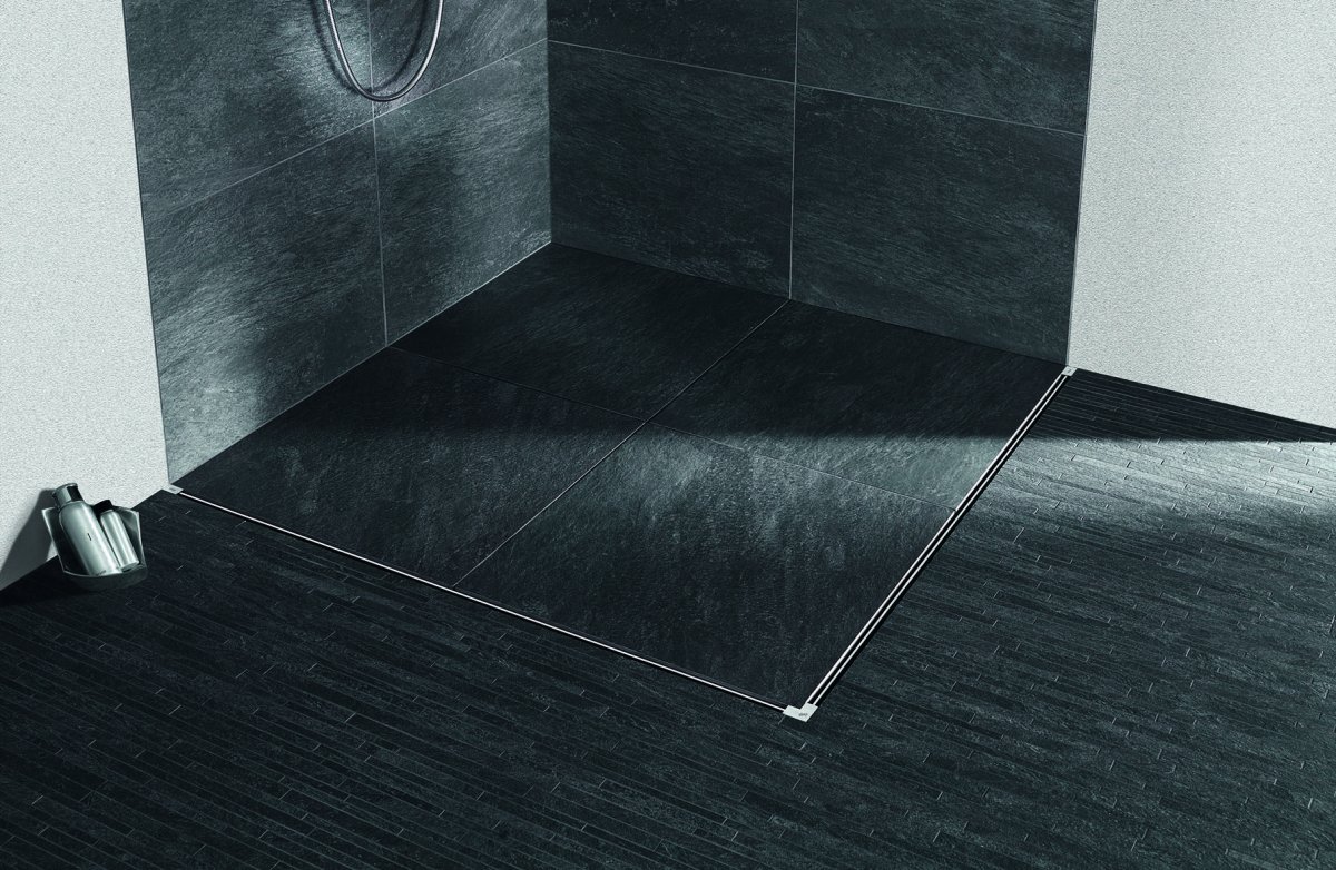 Трап угловой Viega щелевой