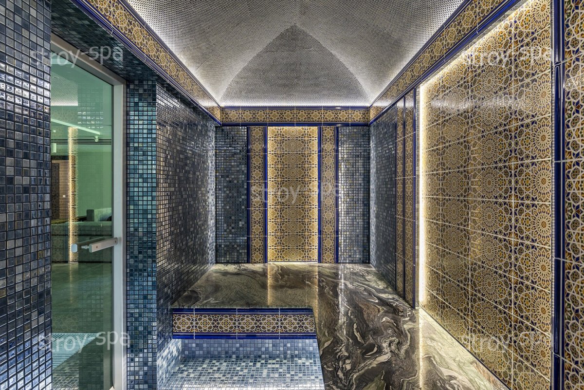 Ванная комната с хамамом