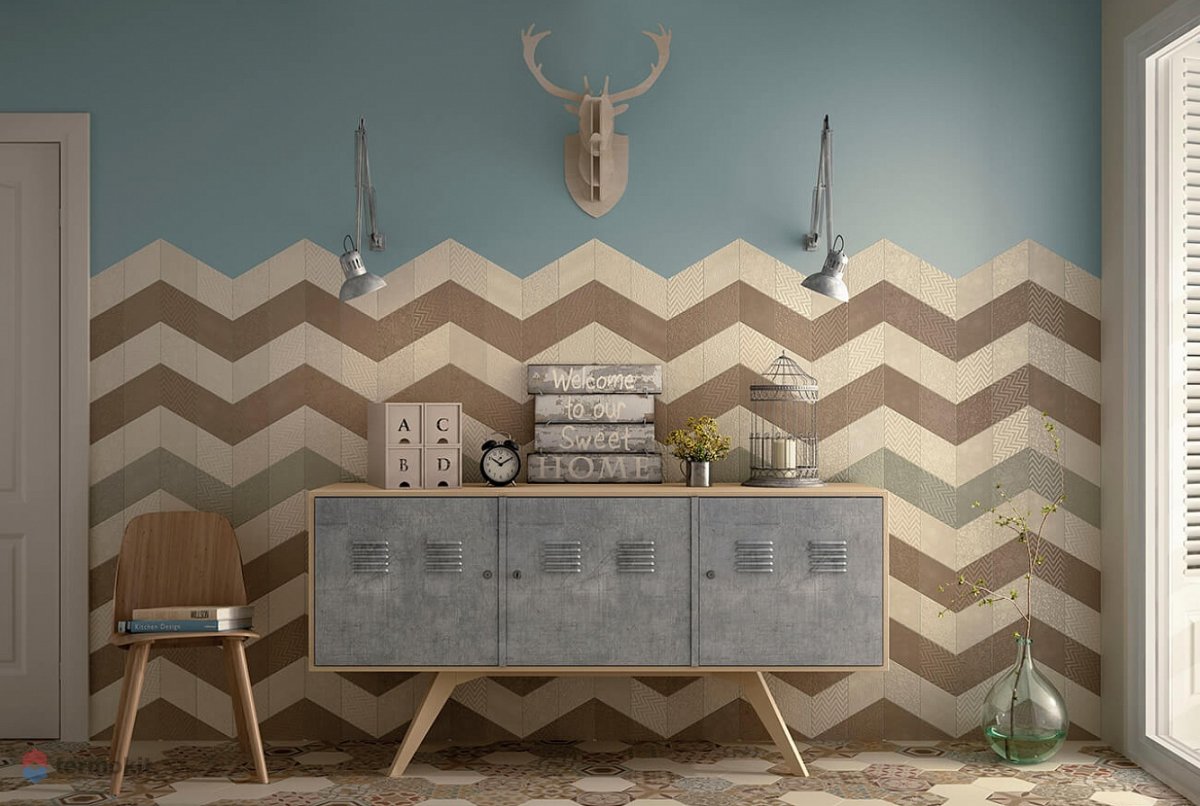 Керамогранит parquet Chevron