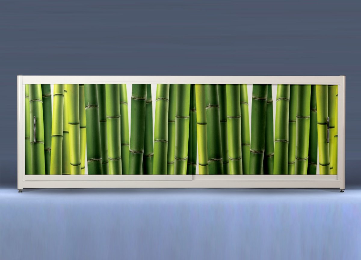 Экран для ванной под бамбук