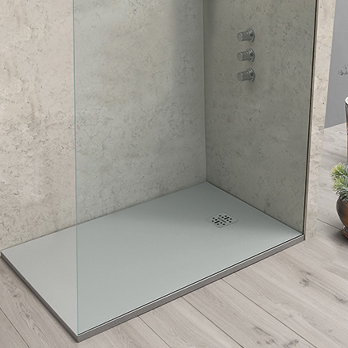 Душевой поддон из керамогранита 60х60