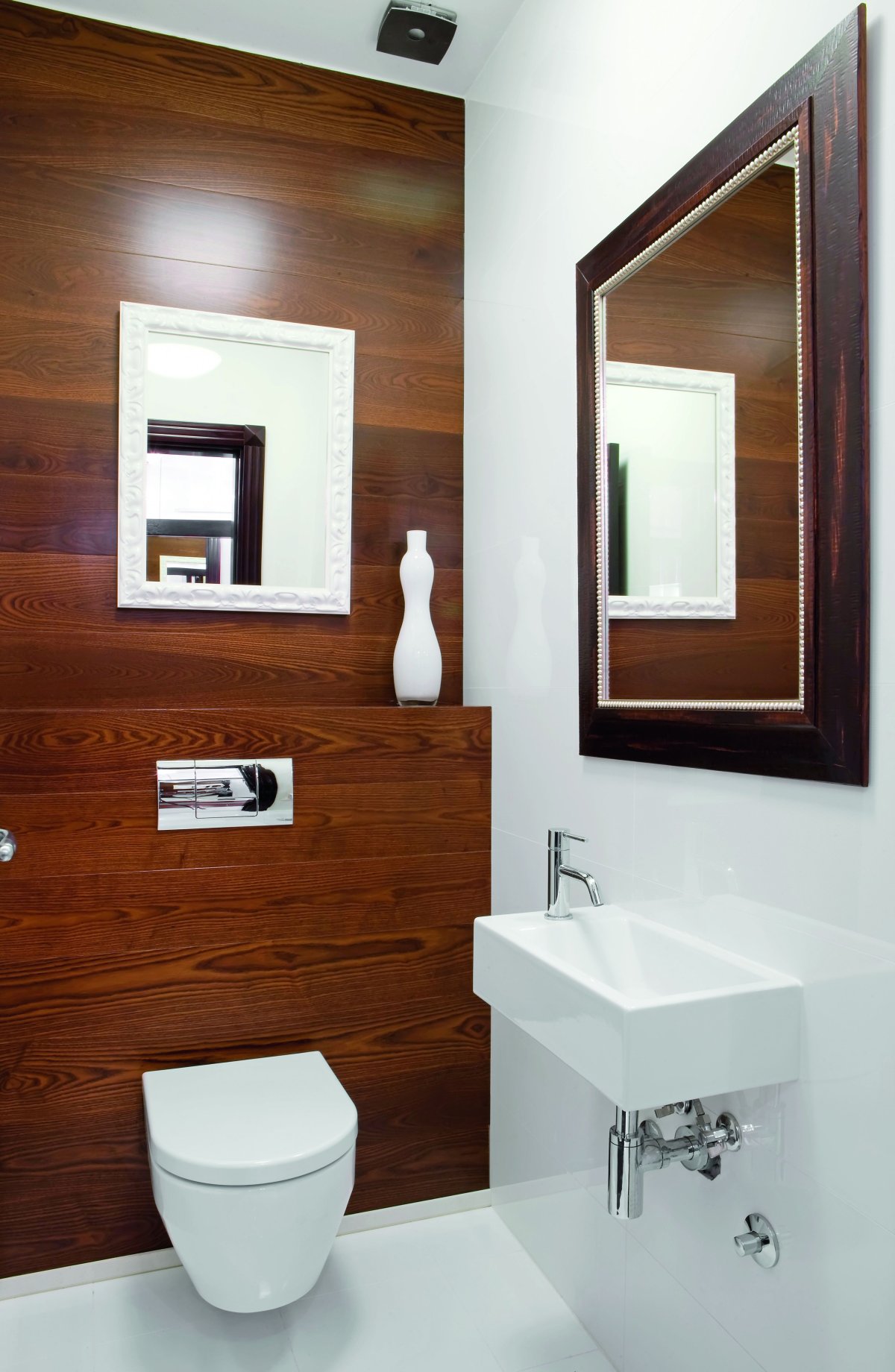 Отделка туалета под дерево