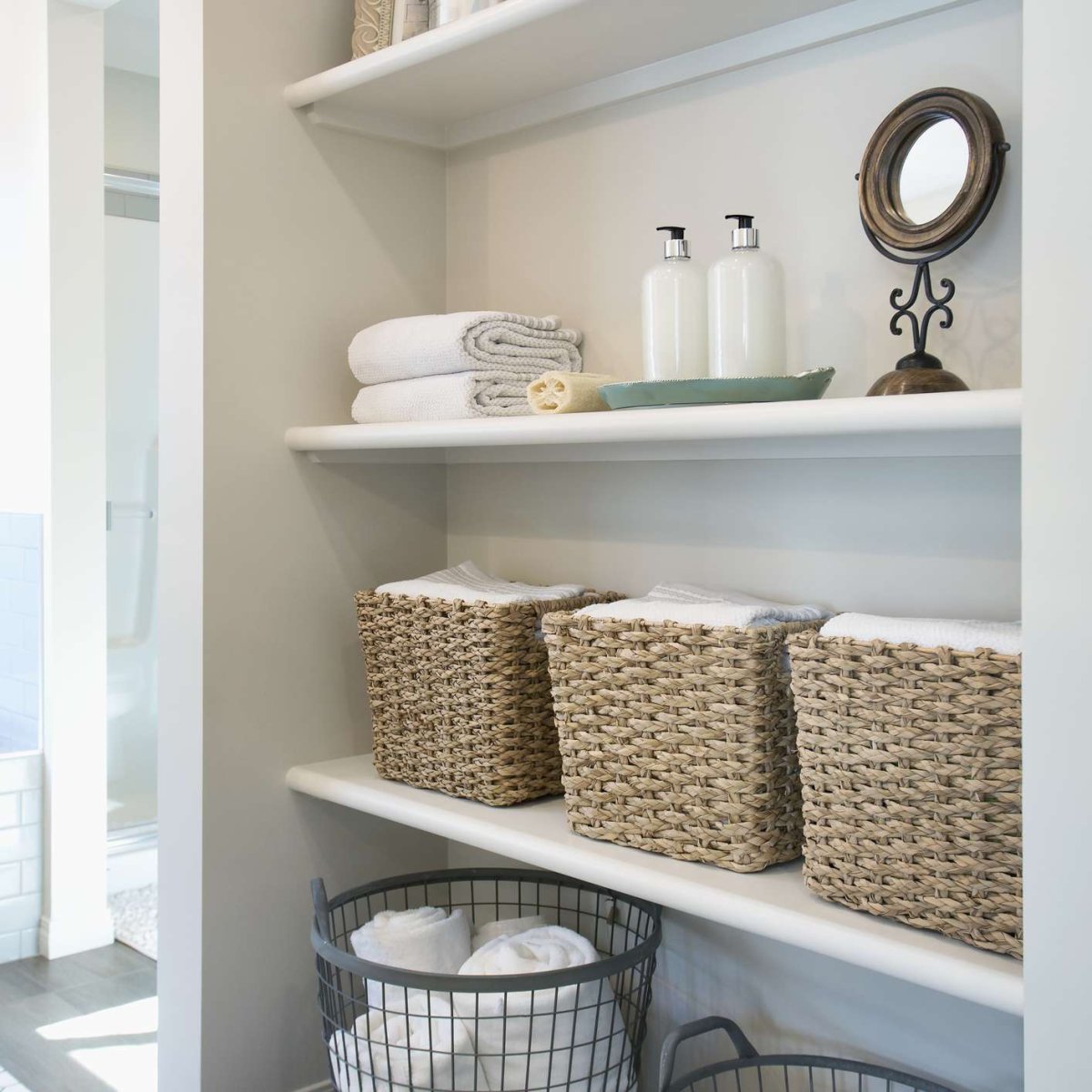 Организация хранения в ванной