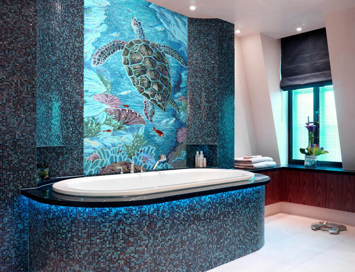 Мозаика панно для ванной