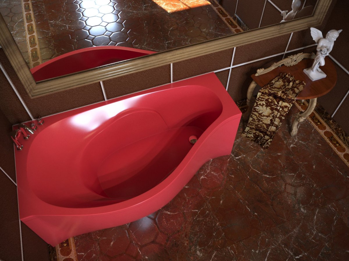Ванна WGT Red Diamond акрил