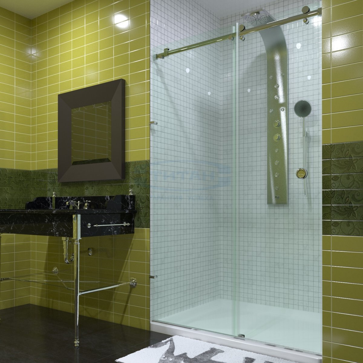 Перегородка раздвижная душевая SDT 120