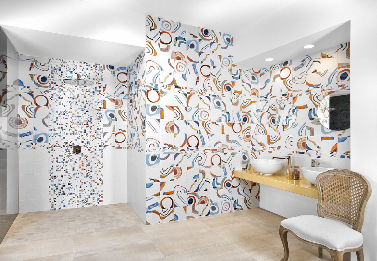 Del Conca Kandinsky в интерьере