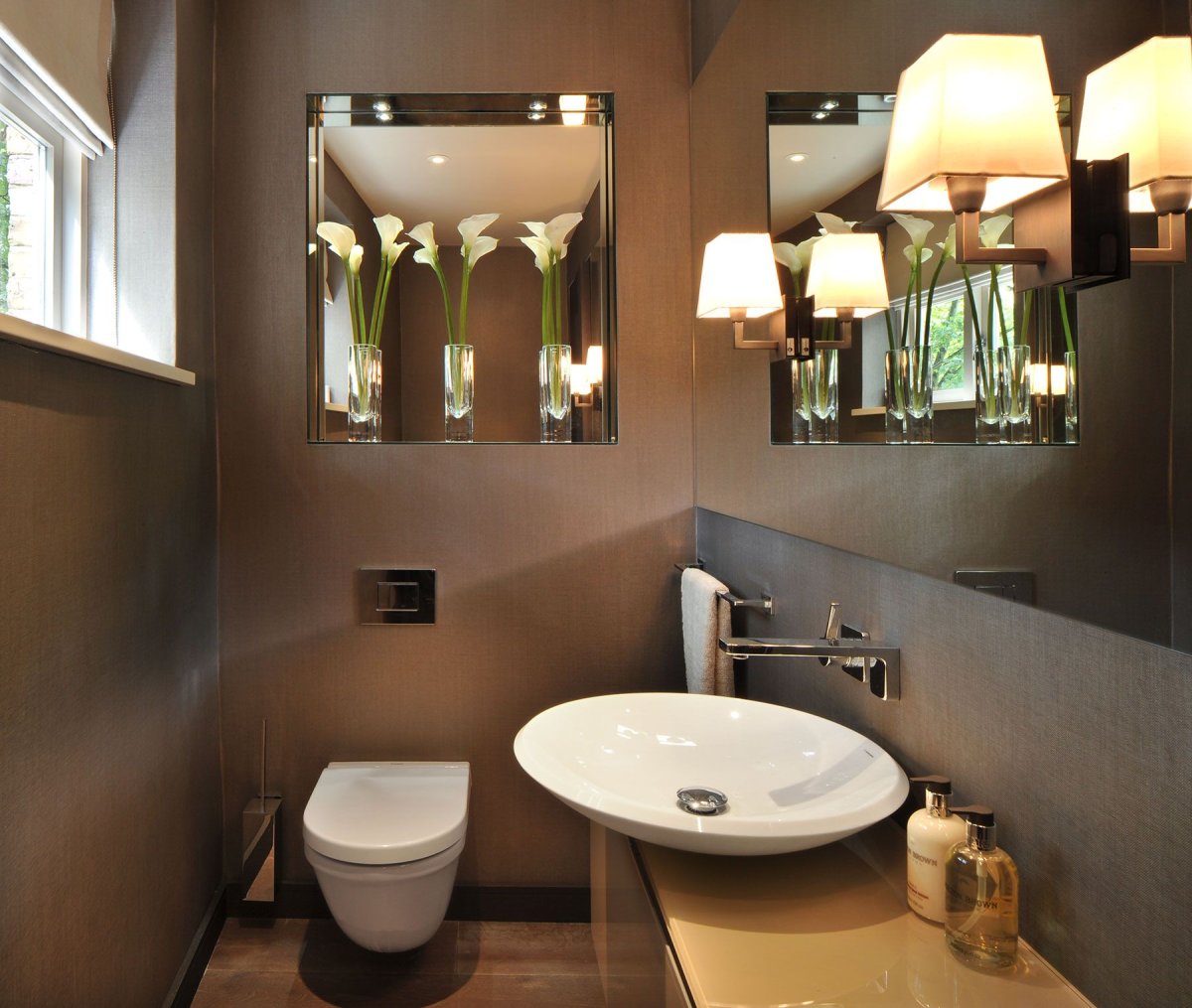 Декор туалетной комнаты