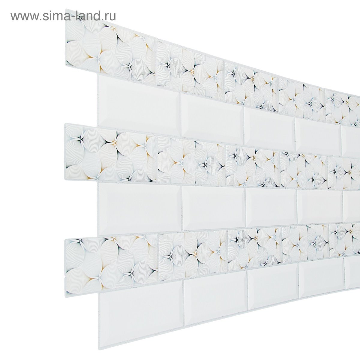 Декоративная панель ПВХ плитка 485х960 Тоскана