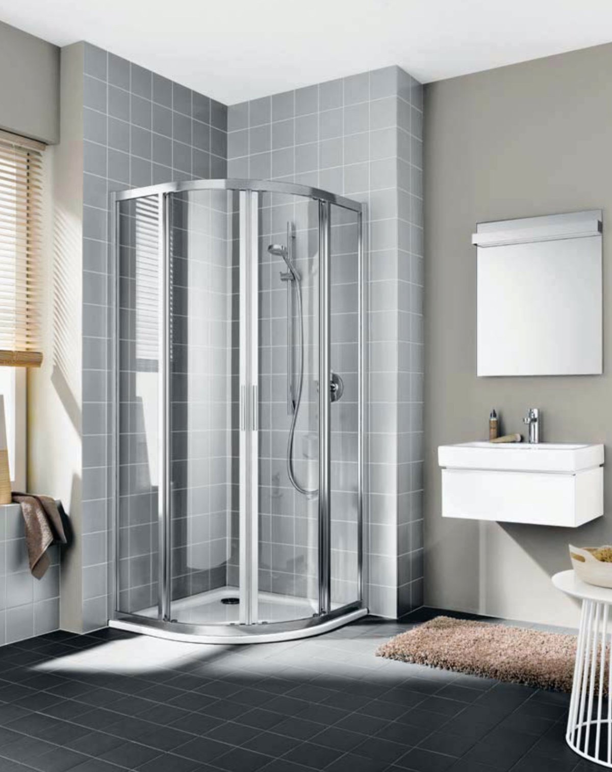 Душевая перегородка Kermi cada XS CK TWF 09020 VPK 90 см