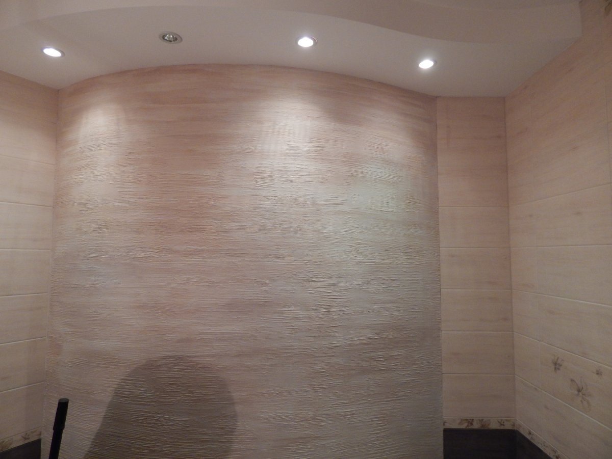 Декоративная штукатурка в ванной