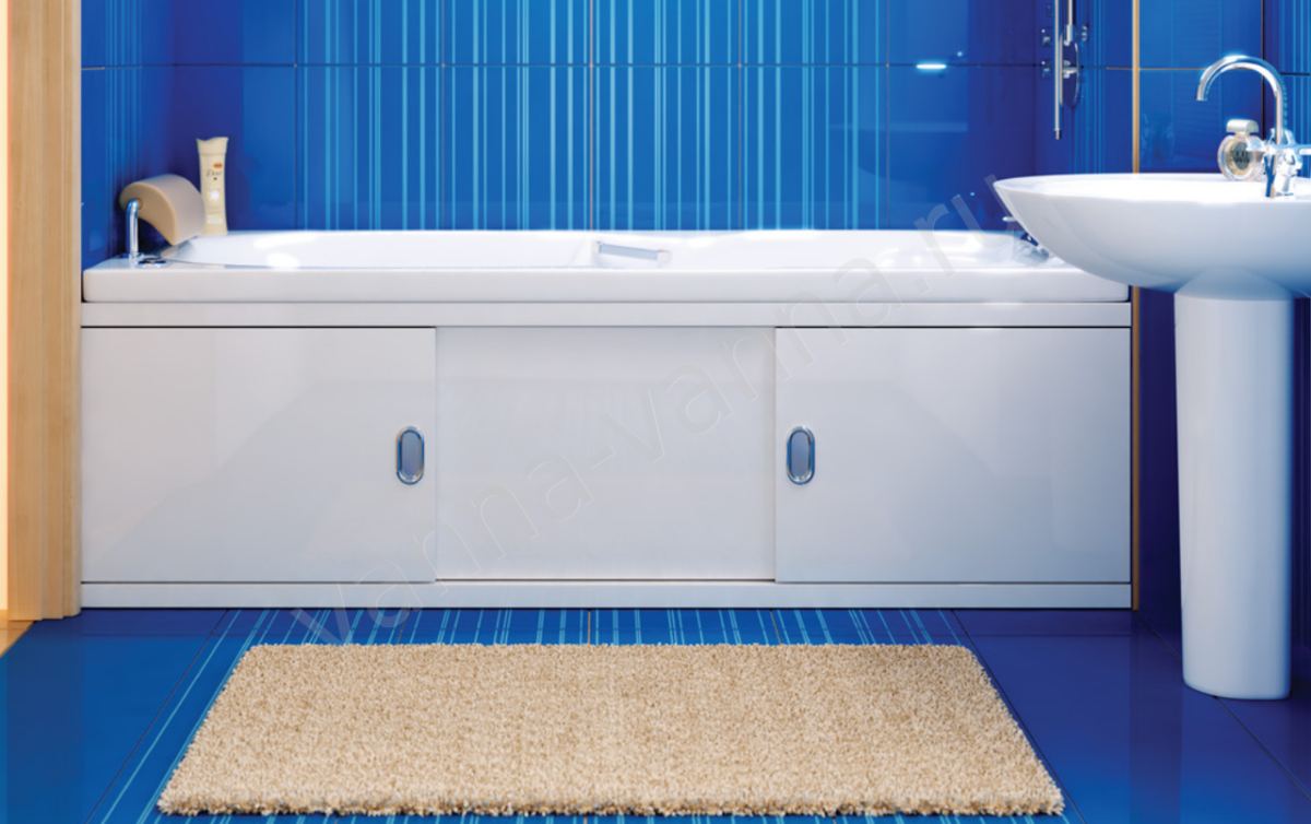 Экран-купе д/ванны Stil 1,7 м белый/алаван