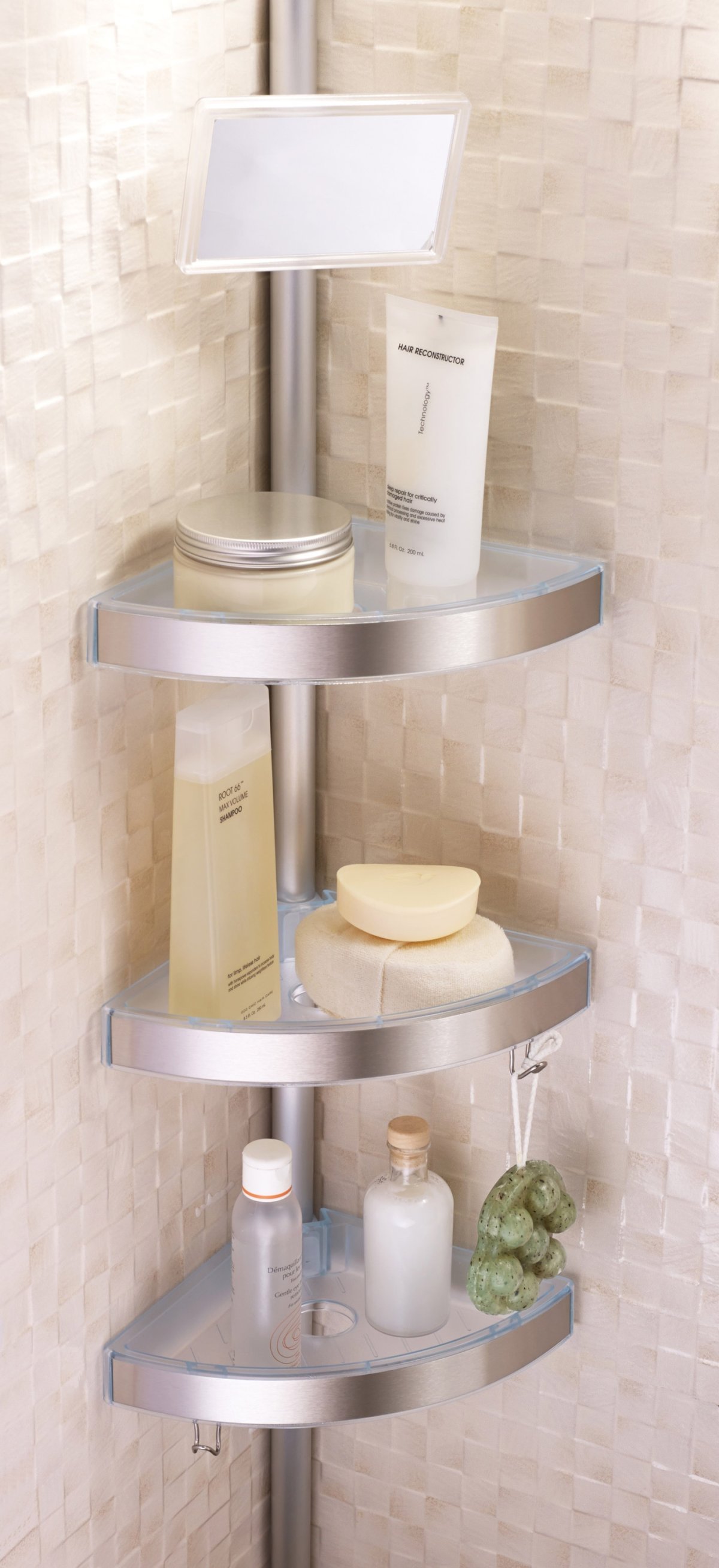 Полочки в ванную для шампуней