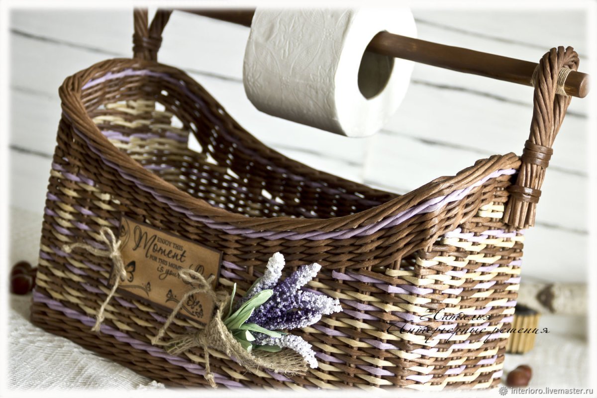 Плетеные изделия в интерьере