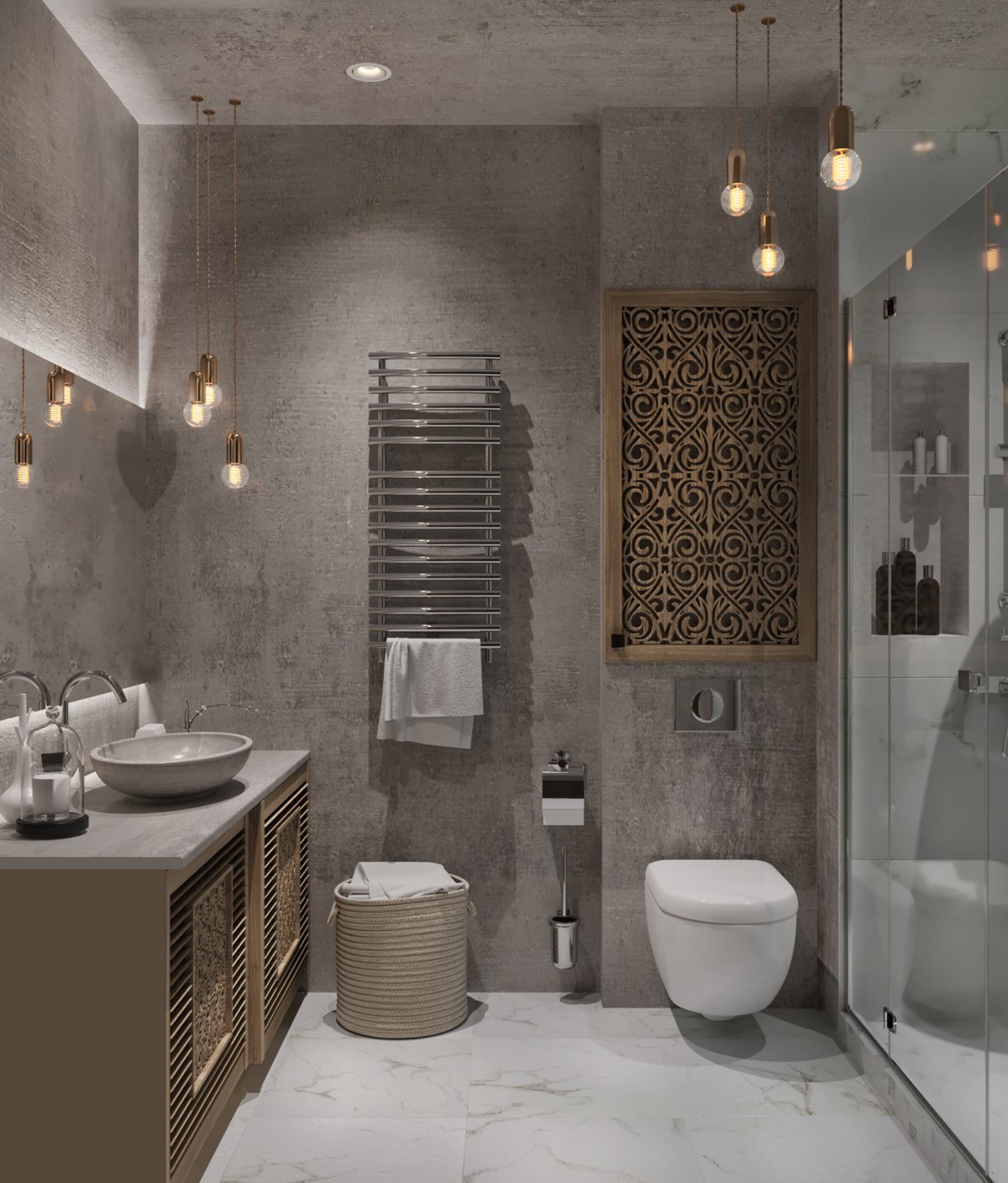 Рендер ванной комнаты