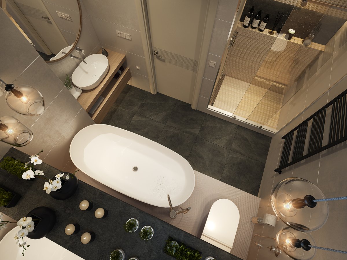 Санузел рендер