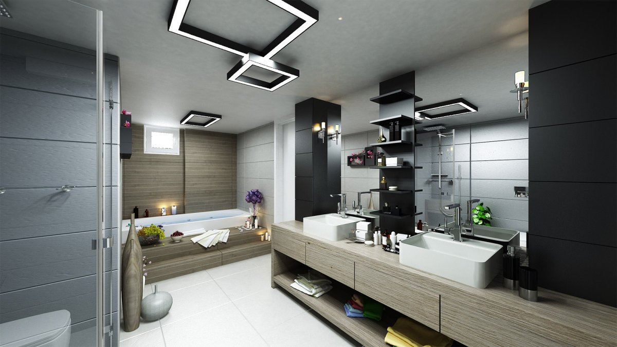 Санузел в клубном стиле