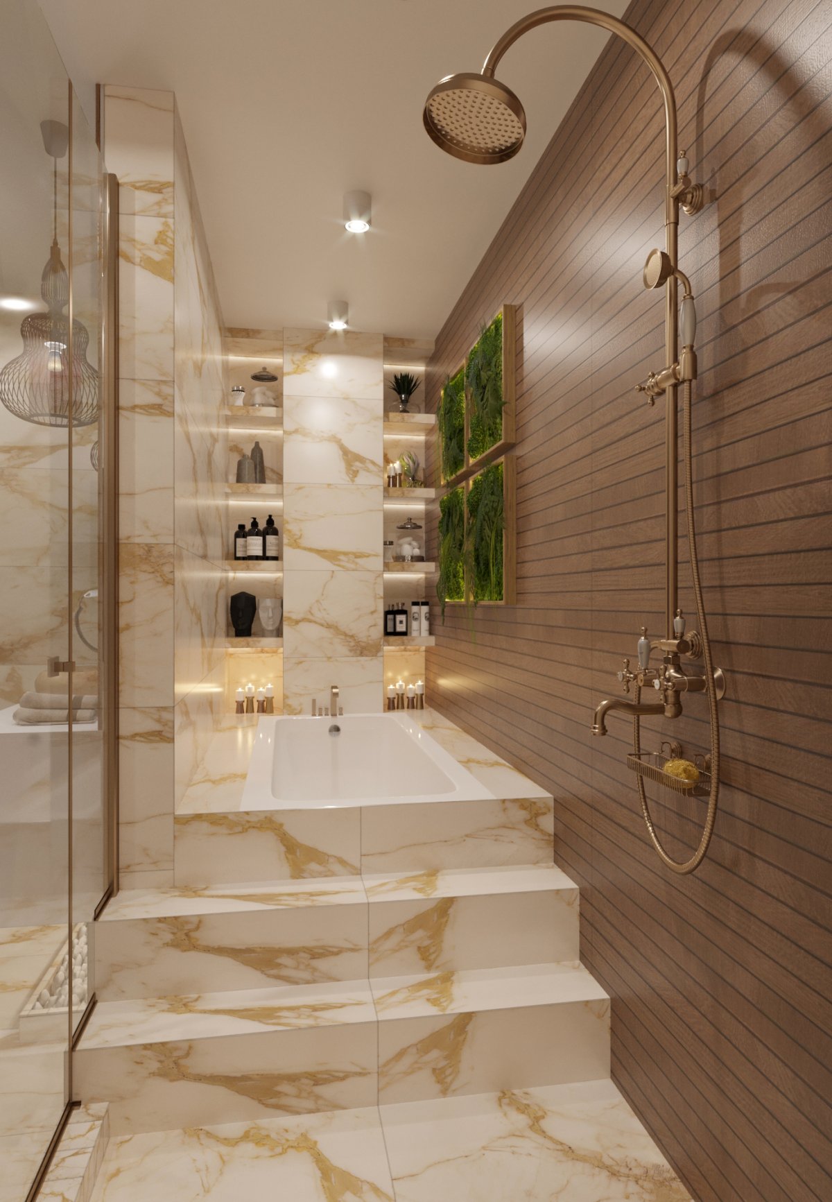 Интерьер санузла визуализация