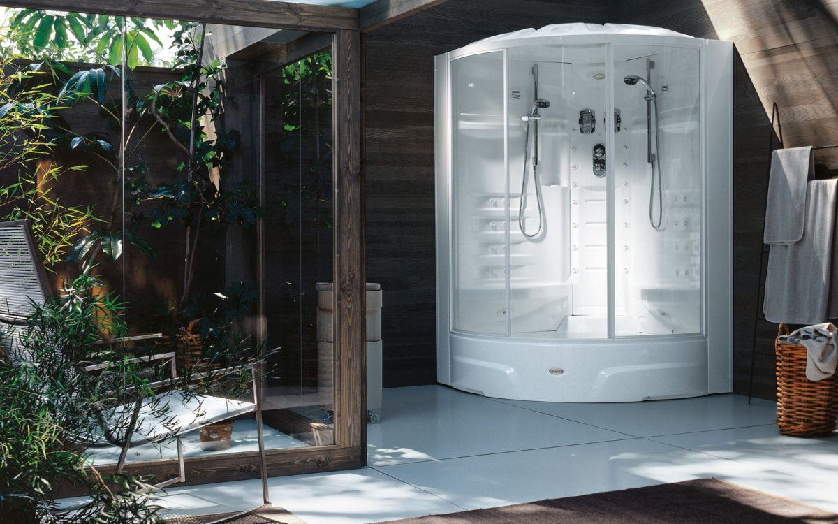 Душевая кабина Jacuzzi Flexa Double elt8 140см*140см