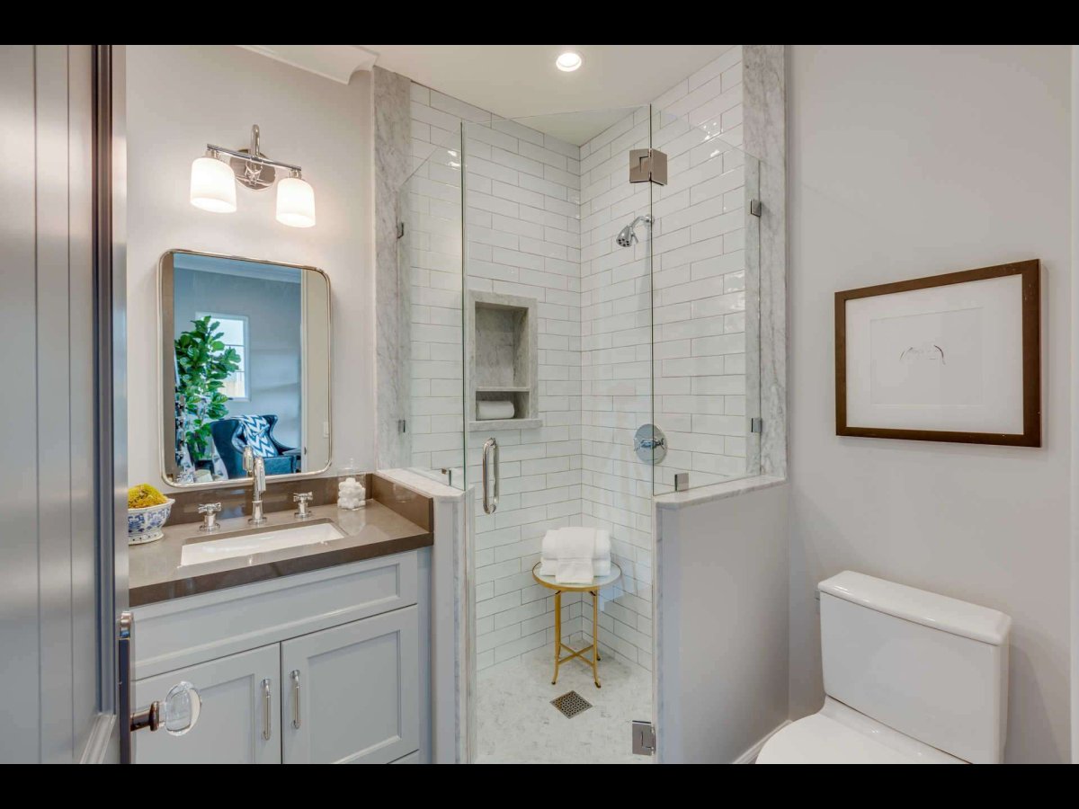 Туалетная комната в скандинавском стиле