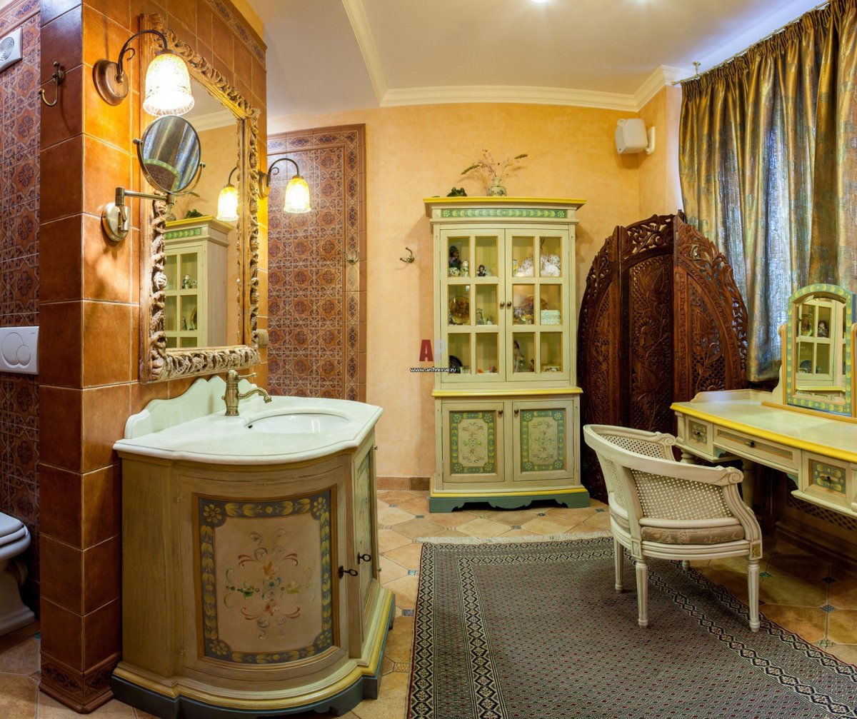 Ванные комнаты в стиле ретро