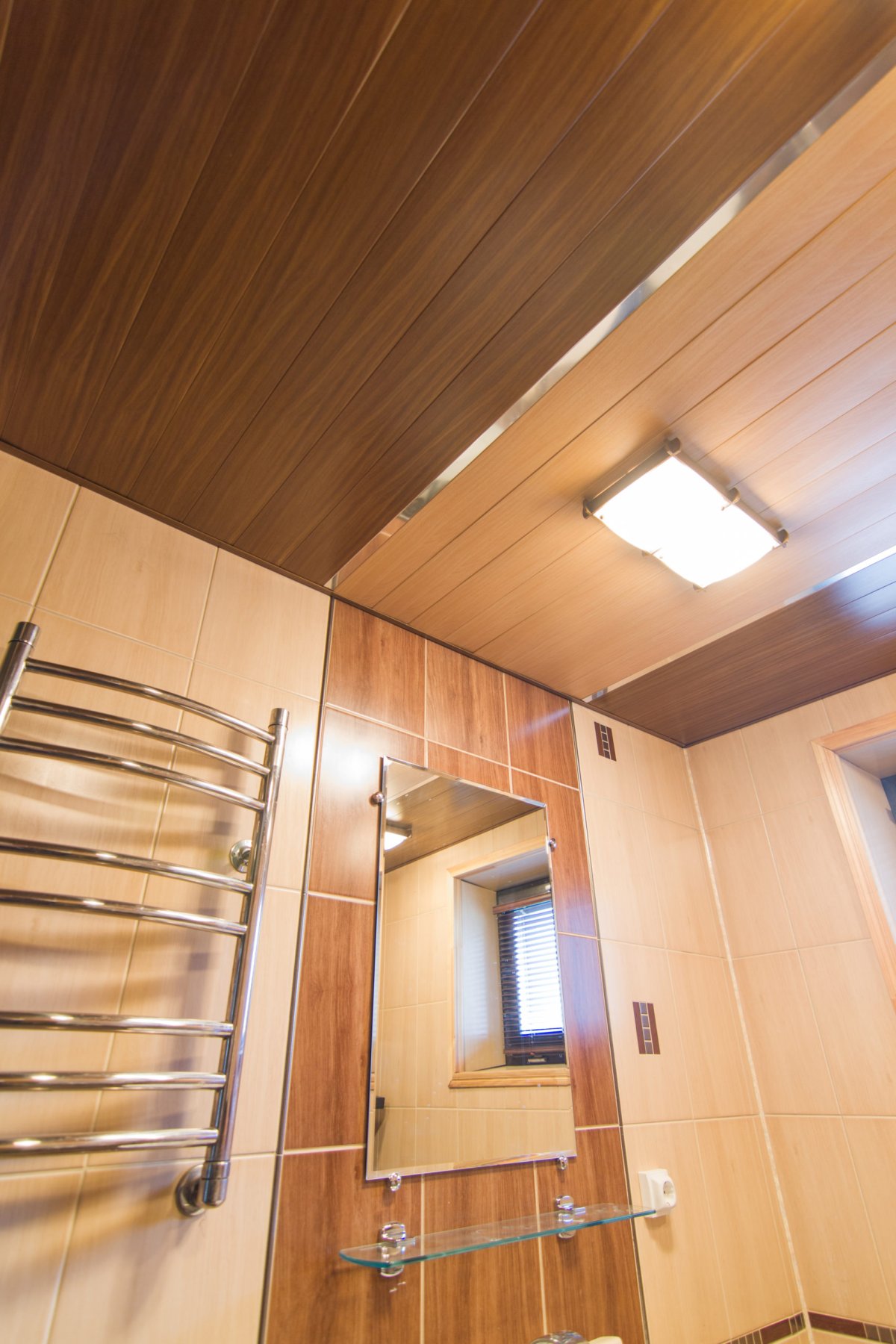 Реечный деревянный потолок Дуглас Хантер Люксалон