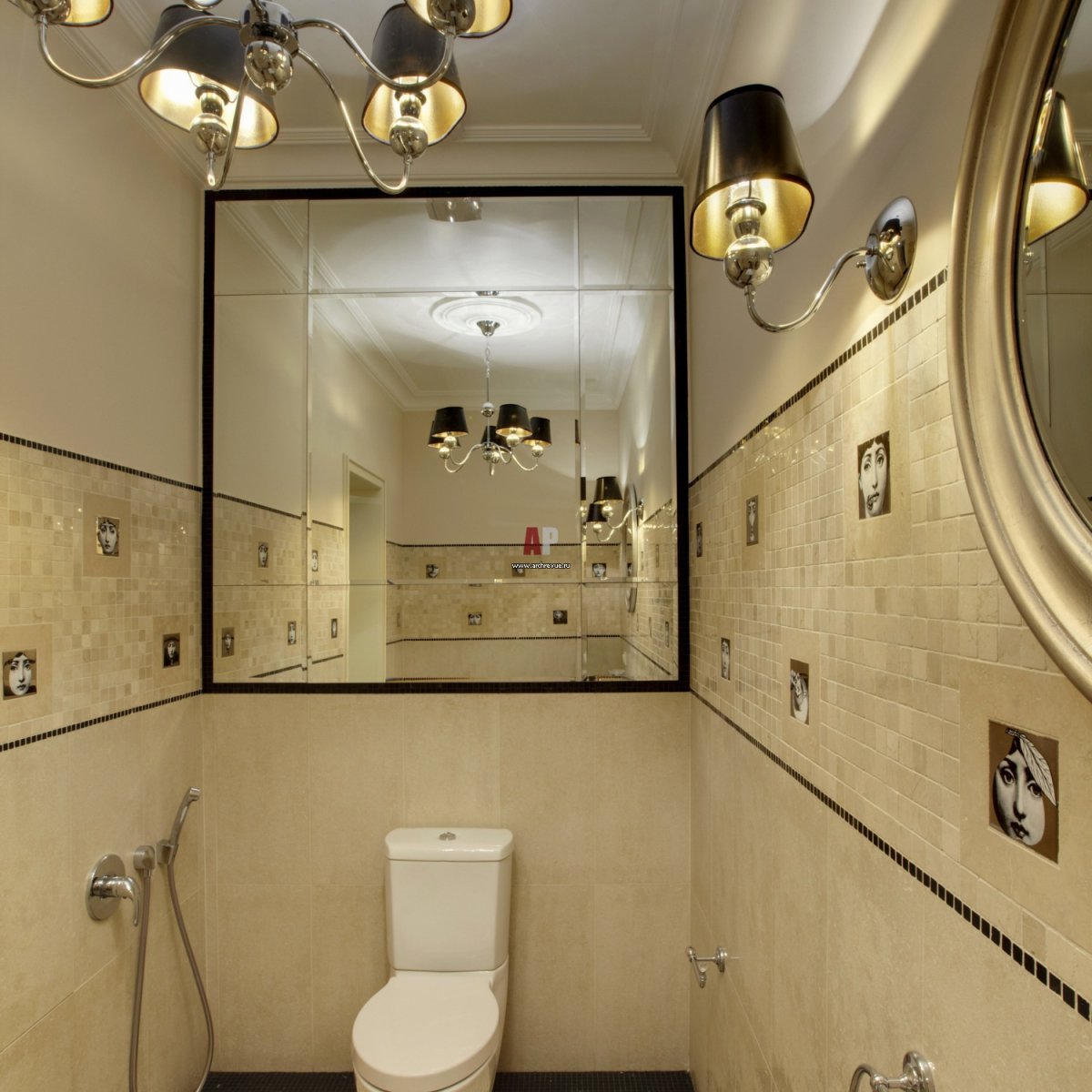 Люстра в туалет