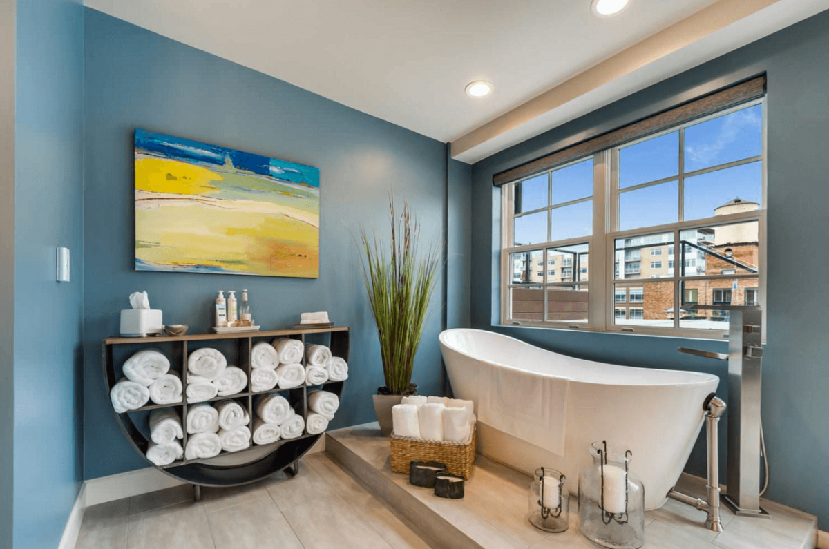 Латексная краска для стен в ванной