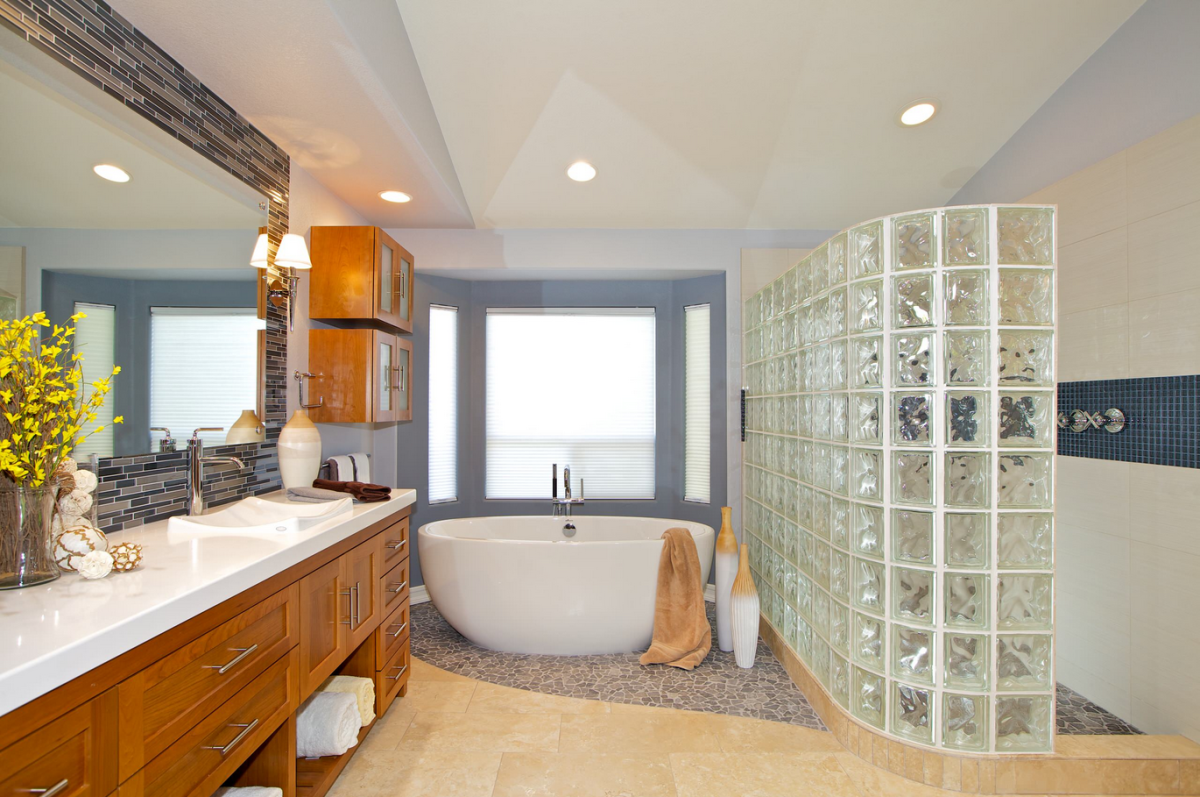 Необычные душевые комнаты