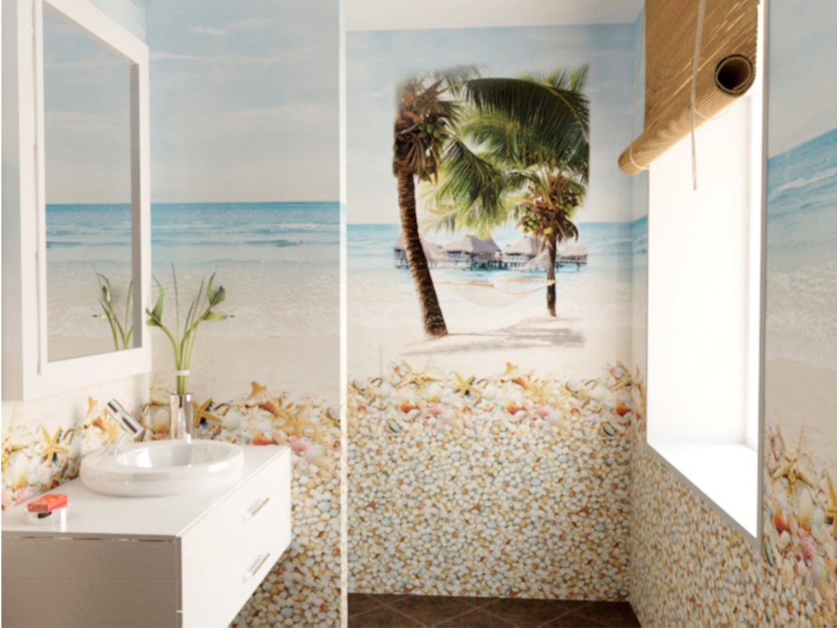 Стеновые панели для ванной комнаты