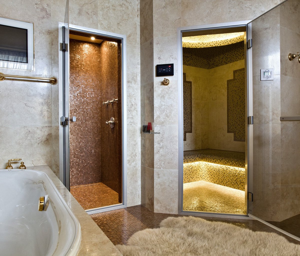 Ванная комната с хамамом