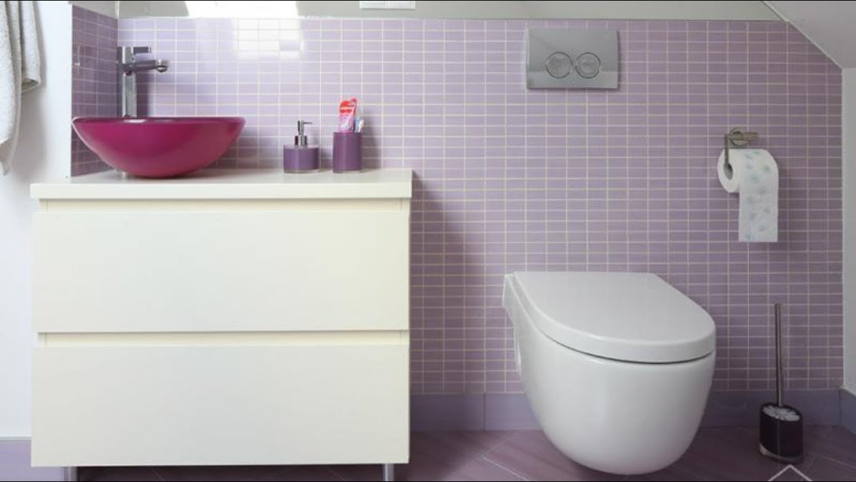 Современная ванная комната от Леруа