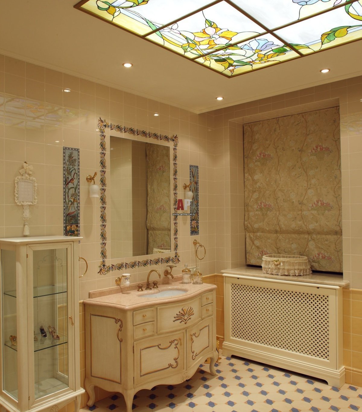 Потолок в ванной