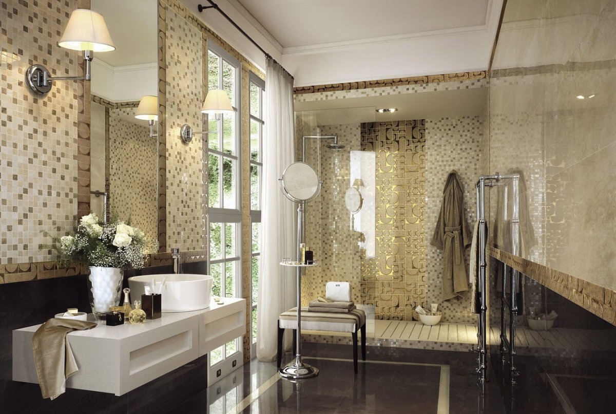 Моющиеся обои для ванной