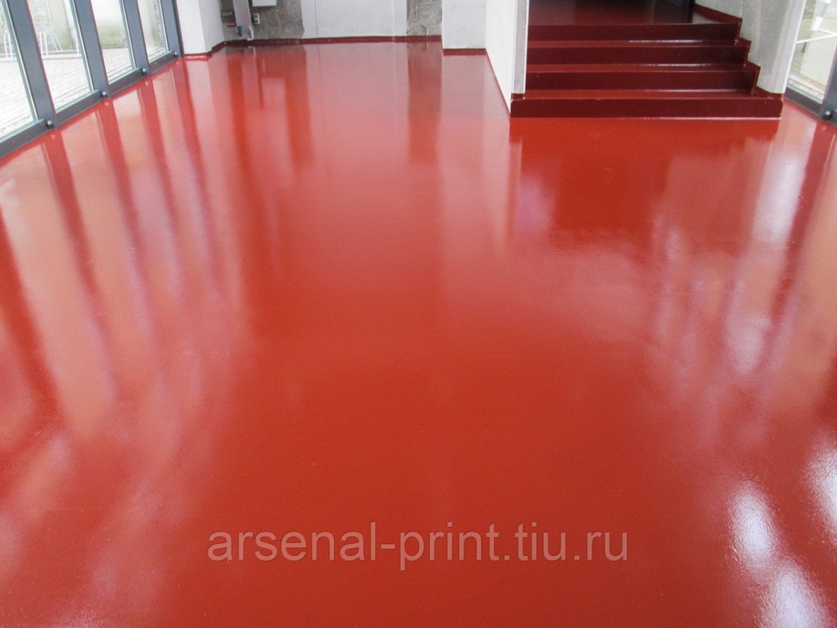 Наливной пол из эпоксидной смолы