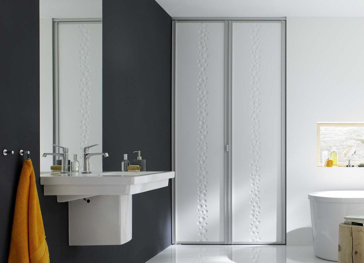 Раздвижные двери межкомнатные в ванную комнату