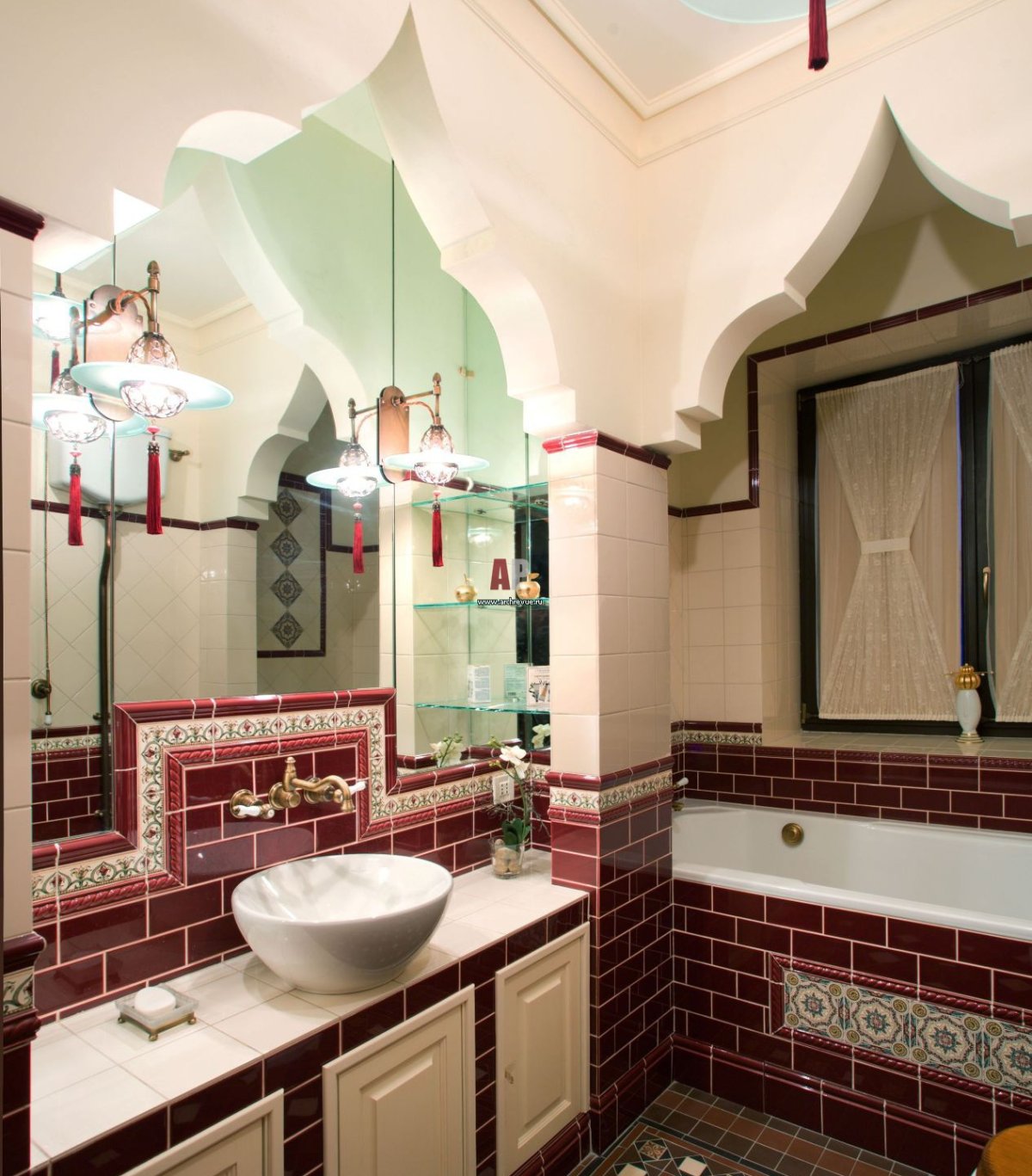 Ванная в арабском стиле