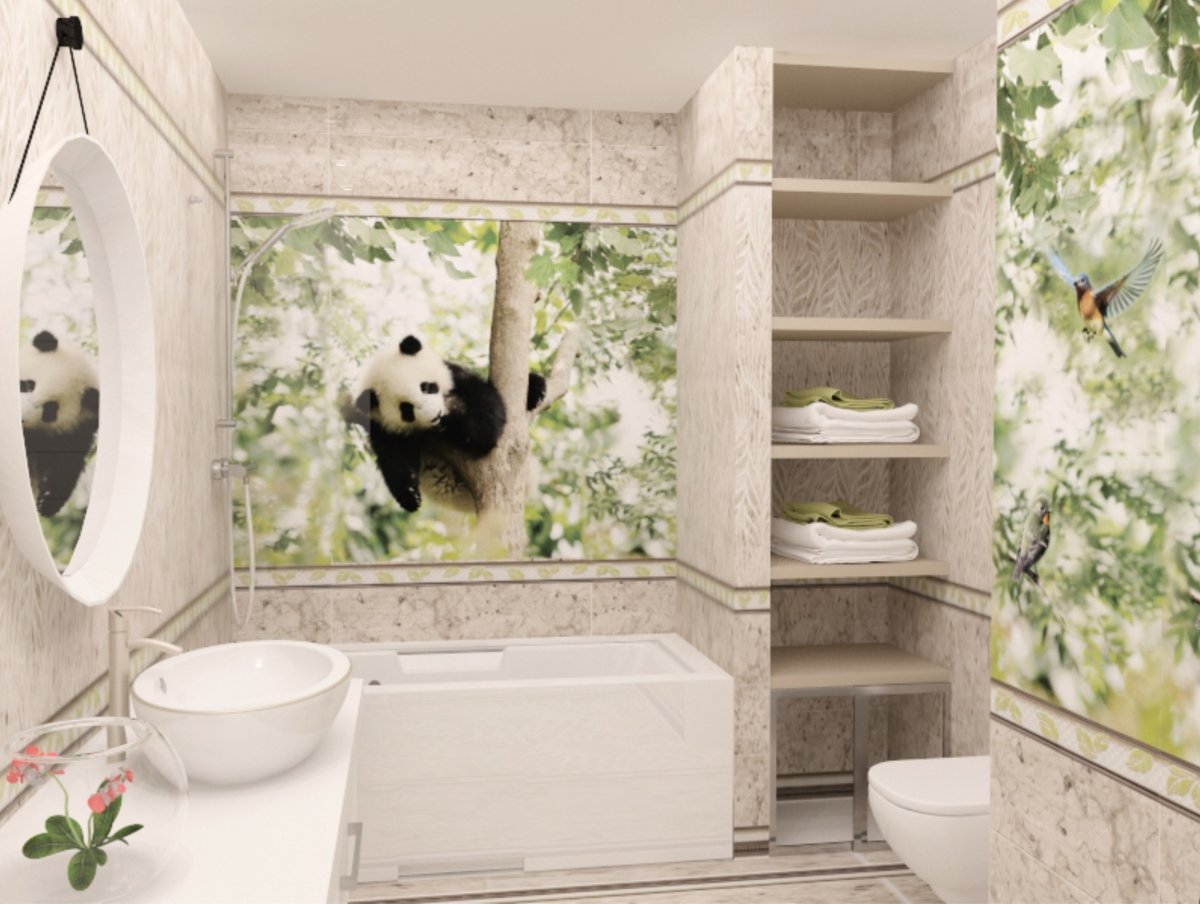 Отделочные панели для ванной комнаты