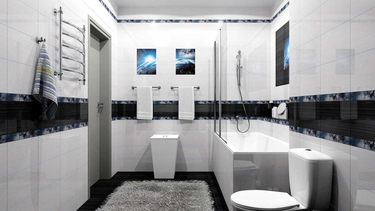 Отделка ванной комнаты панелями ПВХ