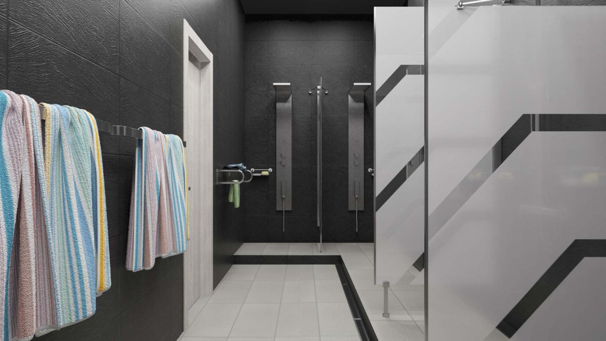 Душевые перегородки HPL пластик