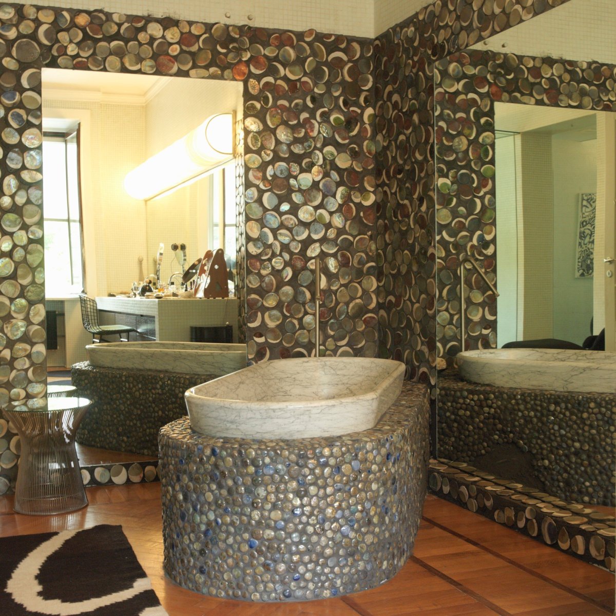 Inter Matex мозаика Perla Bianco Natura 30 30