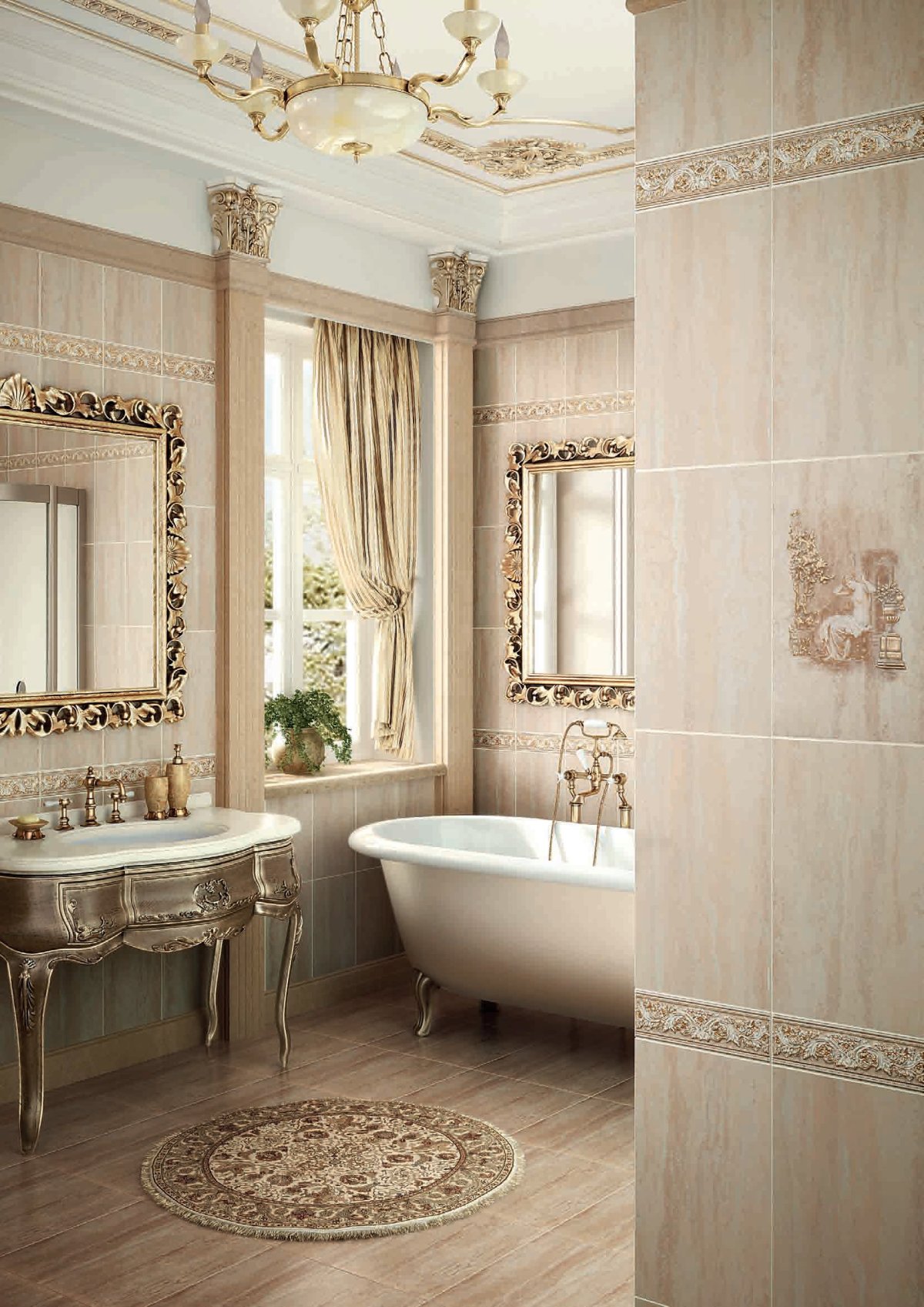 Ванная комната в стиле Ампир