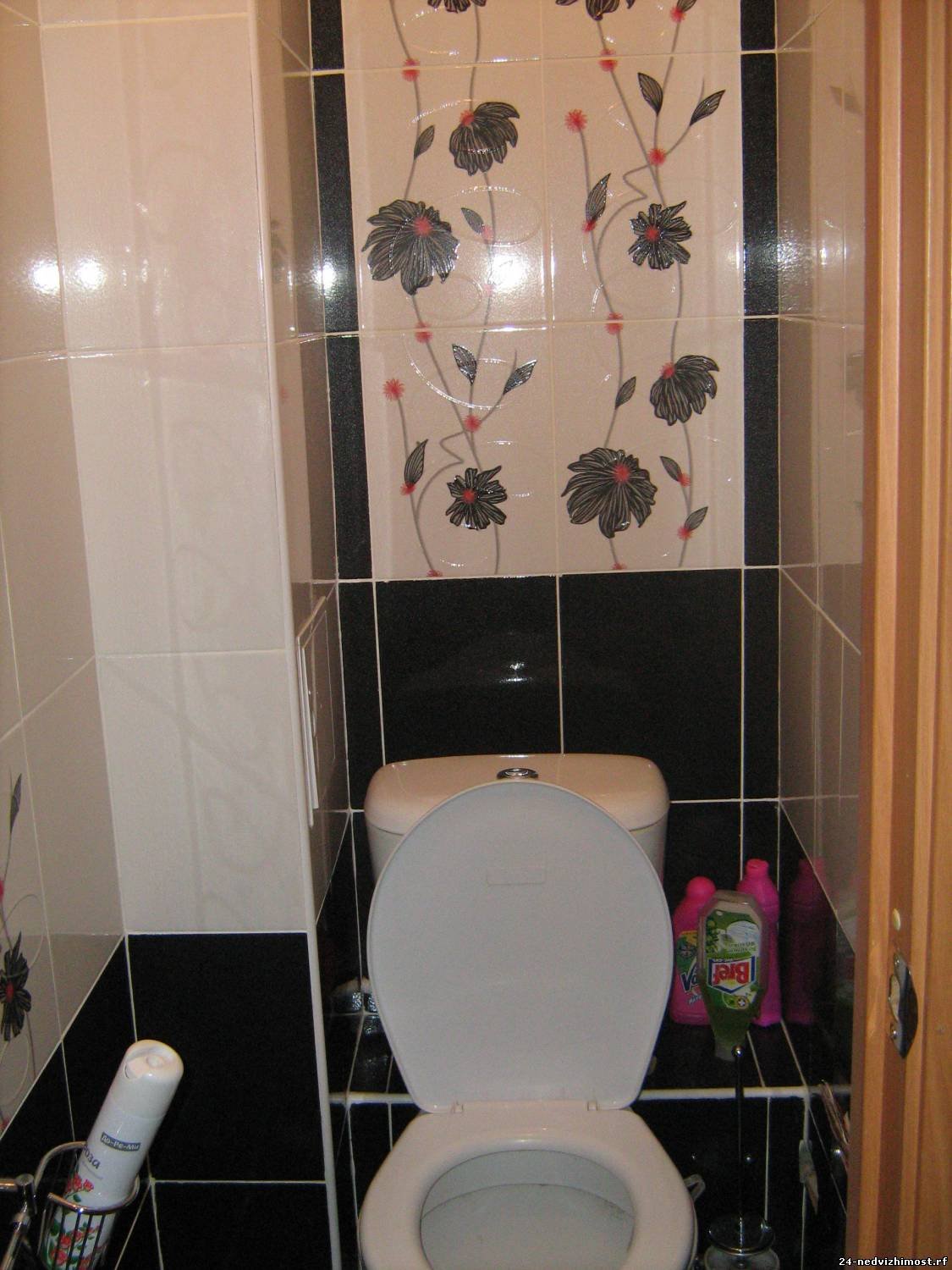 Примеры отделки туалета в панельном доме фото