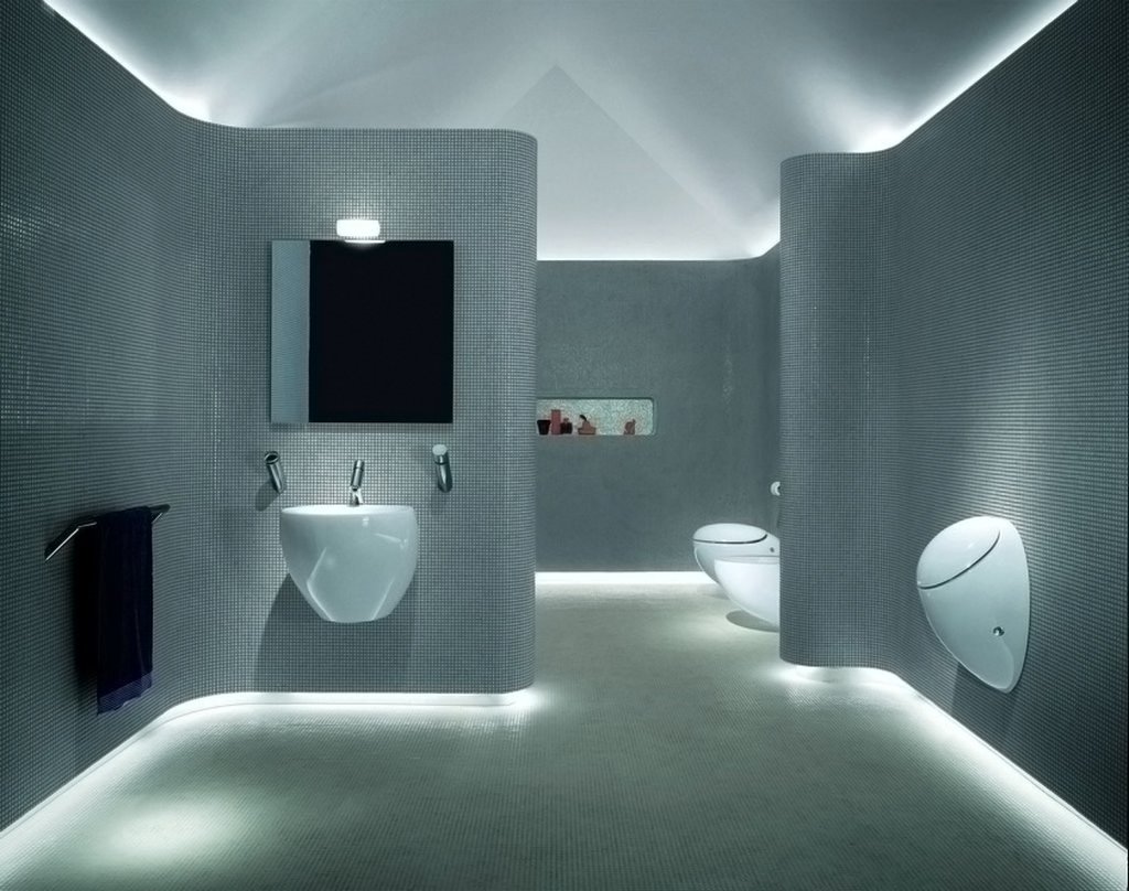 Светодиодная подсветка в туалете